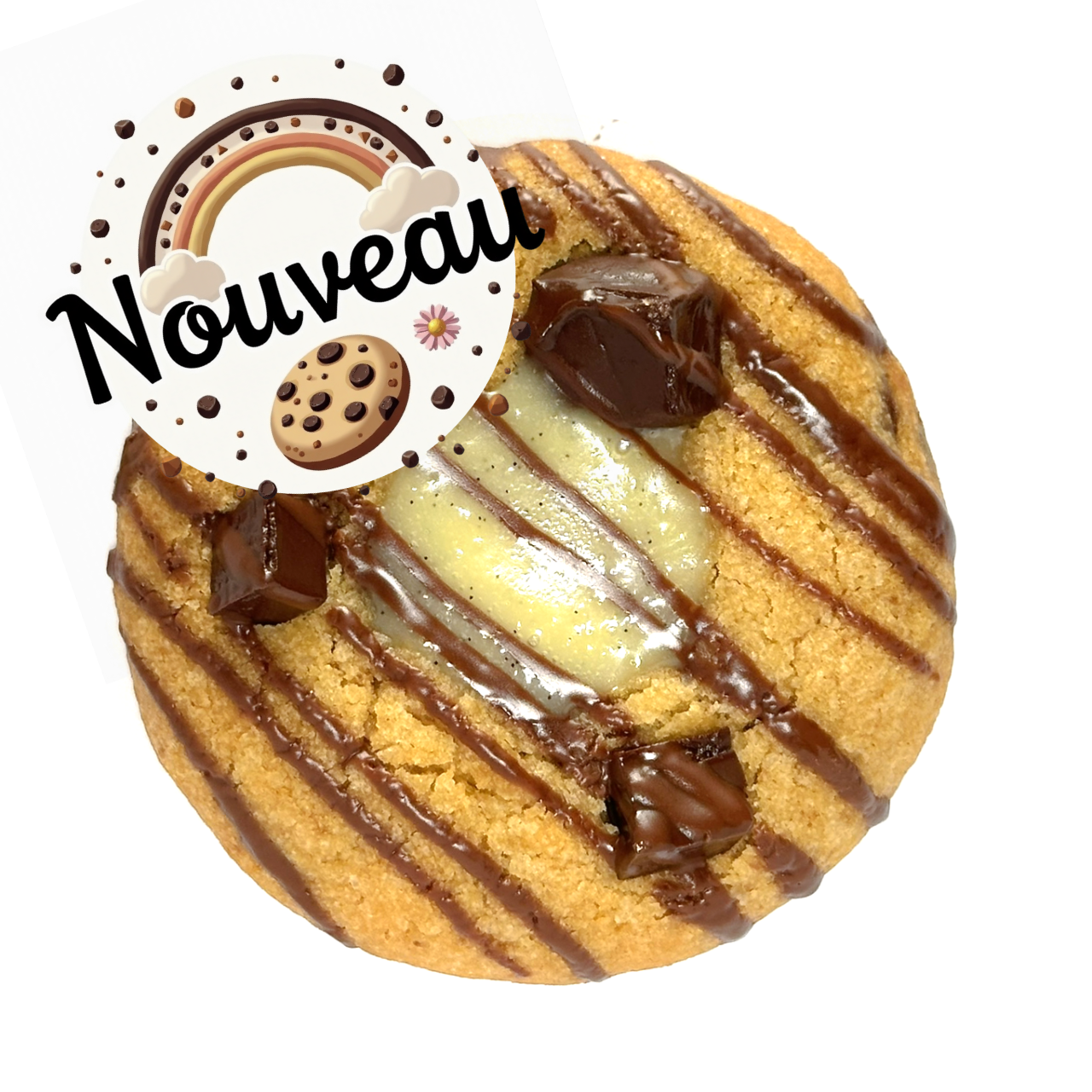 Cookie 3 chocolats